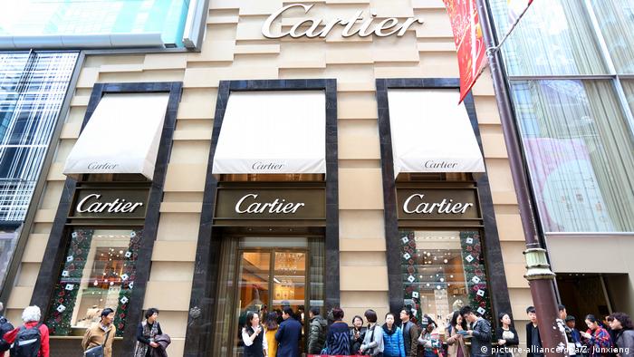 A Cartier showroom in Hong Kong